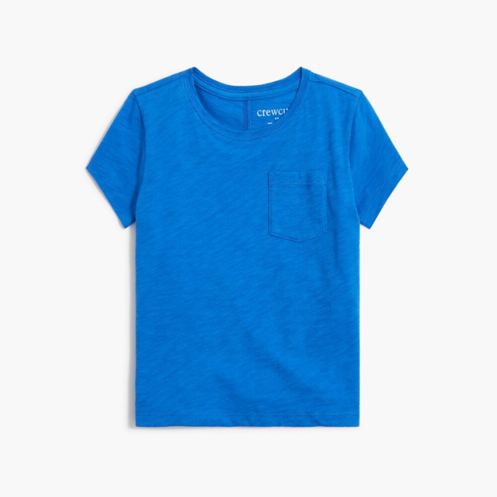 NWT J. Crew Crewcuts Girls' Weekend Tee Santorini Blue M